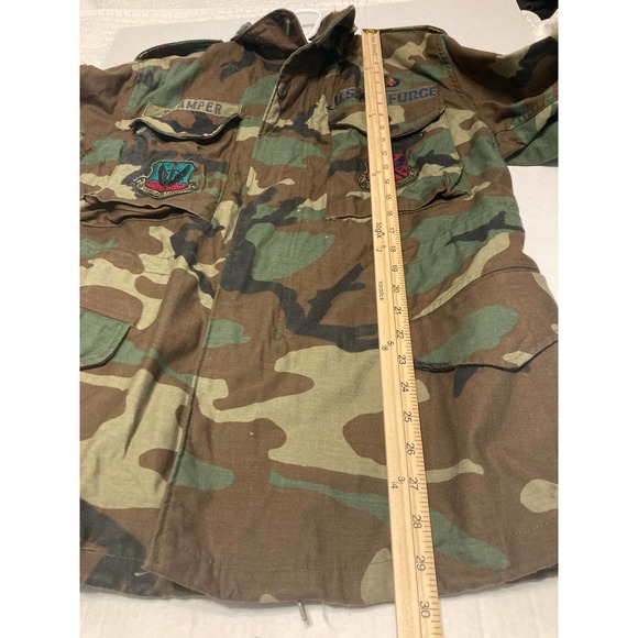 Military Field Jacket Size Small Regular Woodland Camoflage - Picture 7 of 9